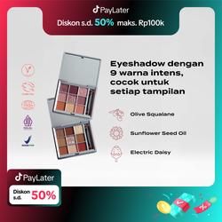 #ShopniQue - [NEW] BASE - Aura Wonders Eyeshadow Palette Kosmetik Mata Cocok Untuk dan Remaja Pigmented