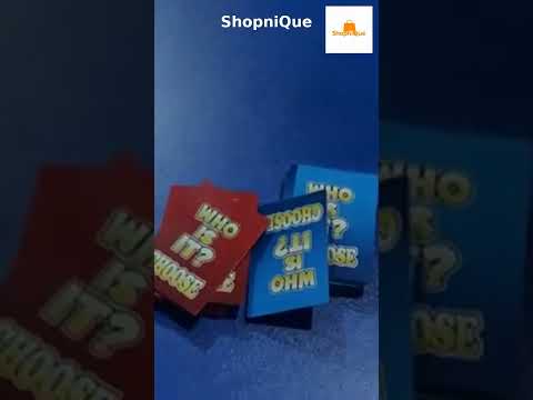 #ShopniQue - BISA COD  PROMO Mainan Tebak Gambar Board Game Who is It Lucu untuk Hadiah  Mainan Anak Laki Laki
