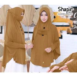 #ShopniQue - TERBARU! (COD) HIJAB LENGAN PANJANG SHAFIR FREE MASKER JERSEY MURAH Jilbab Masker Kekinian Jumbo Syar'i Kerudung Instan Premium Jilbab Lengan Pakai Tangan Bergo Model Baru Fashion Muslim Wanita Dewasa