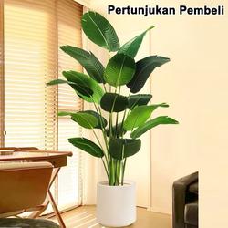 #ShopniQue - DAUN PALEM PLASTIK POHON PISANG DAN POT DAUN PALEM JUMBODAUN ARTIFICIAL Import DAN PALSU DAUN PLASTIK DEKORASI TANAMAN HIAS MURAH DEKORASI RUMAH