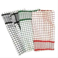 #ShopniQue - Kain Lap Serbet motif Kotak-kotak Murah alat kebersihan rumah tangga