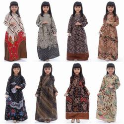#ShopniQue - Baju Gamis Batik Anak Perempuan Umur 3-12 Tahun Modern / Drek Kondanga