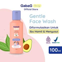 #ShopniQue - Gabag Beauty - Gentle Face Wash - Perawatan Skincare Aman Ibu Hamil dan Menyusui | BPOM Halal Facial Wajah Muka Mencerahkan Acid Berjerawat Hitam Pencerah pembersih  wajah Cleanser Kusam Berminyak Kering Membersihkan Avocado Mengencangkan