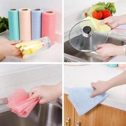 #ShopniQue - Tissue Dapur Roll Warna Warni Pastel Unik Lucu Non Woven Kain Lap Pembersih