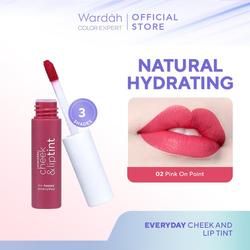 #ShopniQue - WARDAH Everyday Cheek and Lip Tint - Warna Intense - Hasil Natural Ala Korea - Vitamin E+Oil - Aroma Wangi - Liptint-Lip-Stain-Lipgloss-Lipstik-Lip Tint-Lip Matte-Lipstick-Lipcream-Lip Cream- Glossy Lip Longlasting Waterproof Tahan Lama - Makeup