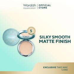 #ShopniQue - WARDAH Exclusive Two Way Cake - Bedak Dengan Tingkat Coverage Tinggi Yang Halus dan Tahan Lama - Dilengkapi SPF 15 PA - Hasil Akhir Natural Flawless - Makeup