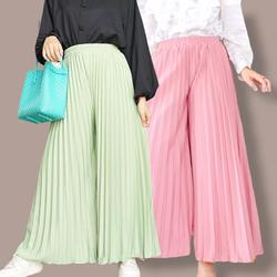 #ShopniQue - KULOT PLISKET DEWASA PREMIUM Bawahan wanita celana panjang FASHION MUSLIM