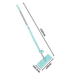#ShopniQue - Alat Sapu Pel Lantai Tarik Dorong Ultra Mop Lipat Praktis Microfiber / Peralatan Kebersihan Rumah Serbaguna Flat Handsfree / Kain Lap