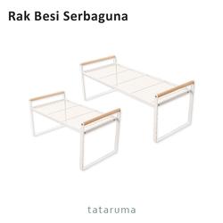 #ShopniQue - TORI - Rak Besi Dapur Serbaguna Rak Bumbu Rak Microwave Susun Estetik