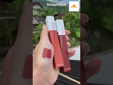 #ShopniQue - MAYBELLINE Superstay Matte Ink Liquid Long Lasting Waterproof Matte Lipstick Lipcream Make Up Trans