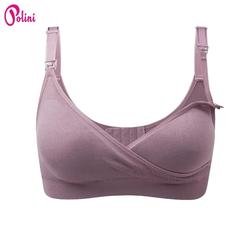 #ShopniQue - Polini - Bra Menyusui Tanpa Kawat Bahan Rajut Maternity / Nursing Bra 8804