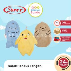 #ShopniQue - SOREX Handuk Tangan Lap Tangan Gantung HT521 Super Soft / Kain Lap Dapur Motif Lucu Super Lembut
