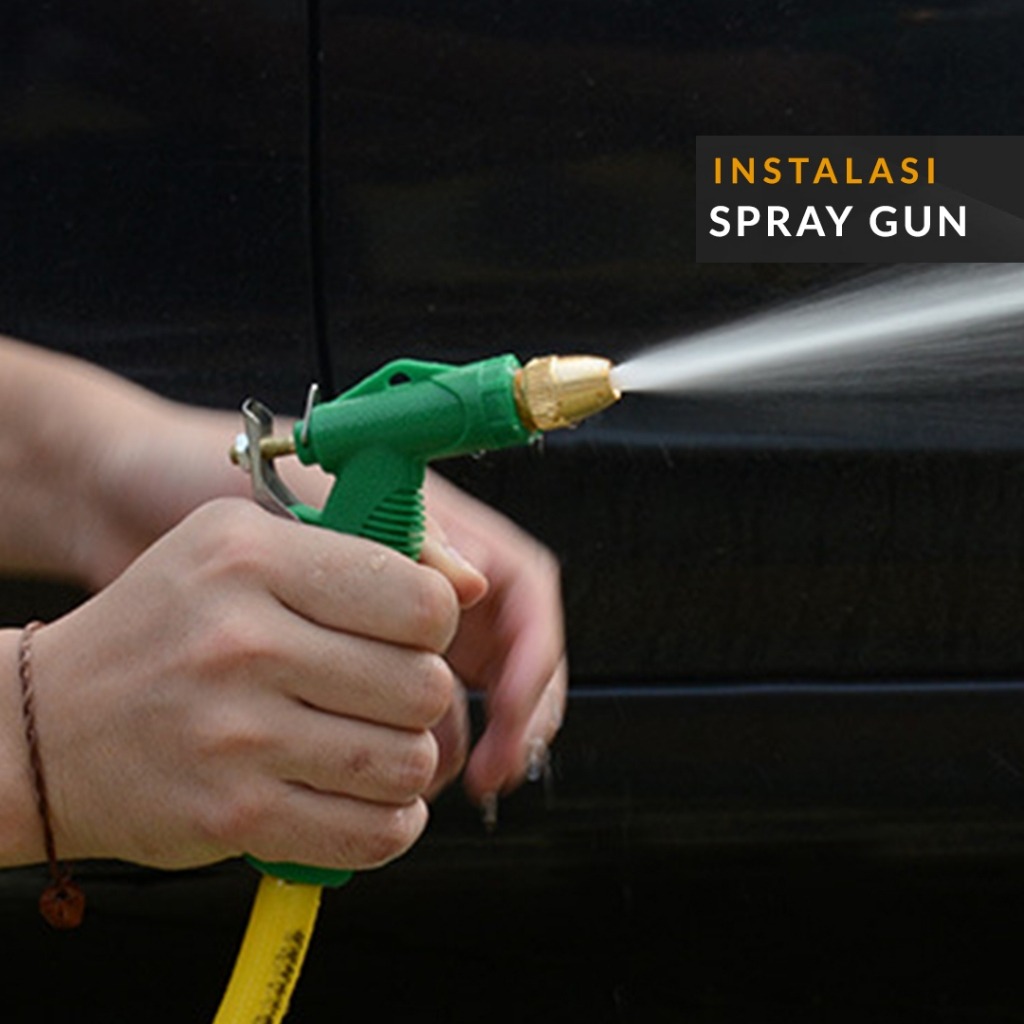 #ShopniQue - JE.ID Peralatan Kebersihan Semrpotan Pistol Model 6282 Warna Random Alat Kebersihan Rumah Tangga Peralatan Genggam Terbaru