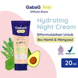 #ShopniQue - Gabag Beauty Hydrating Night Cream - Skincare Aman Ibu Hamil dan Menyusui BPOM Halal | Krim Malam Bumil Bayi