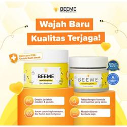 #ShopniQue - Beeme Nourishing Balm Skincare Anak 15gr Pelembab Kulit Organik Foodgrade Aman untuk Ibu Hamil Menyusui & Bayi Baru Lahir BPOM NA18221301181