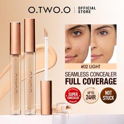 #ShopniQue - 【LIVE】O.TWO.O Full Coverage Concealer Cream Cover Dark Circles Brighten Natural 4 Colors Shade Tint Face Best Makeup