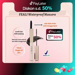#ShopniQue - 【BPOM】FEALI Mascara Waterproof Long Lasting Volumizing Eye Lash Makeup / Maskara Tahan Air Hitam Kosmetik