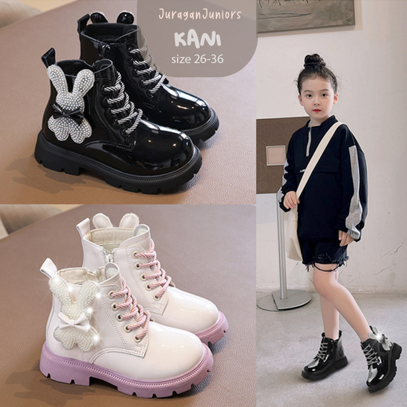 #ShopniQue - Juragan Junior COD Sepatu KANI Sepatu Anak Perempuan Import 2636 Usia 28 Tahun