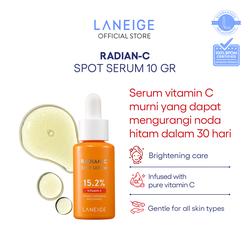 #ShopniQue - [Buy 1 get 5] LANEIGE Radian-C Spot Serum 10 gr Perawatan Wajah - Mencerahkan,  Niacinamide, Tranexamic
