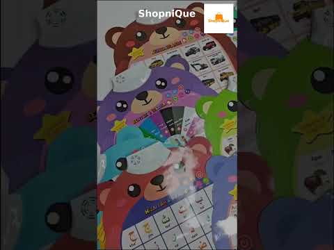 #ShopniQue - Poster Edukasi Anak BersuaraPoster Dinding Bahasa Indonesia Gambar Edukasi anak