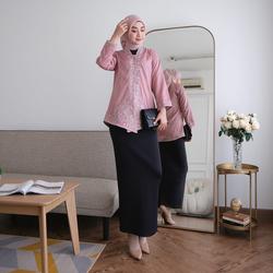 #ShopniQue - kebaya encim katun toyobo bordir fashion muslim kekinian terbaru terlaris cod Baju Atasan Wanita Dewasa Kancing Pesta Remaja