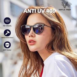 #ShopniQue - Gray Pink Kacamata Sunglasses Anti UV TR90 Metal Fashion Wanita 1567