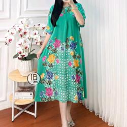 #ShopniQue - daster cap busui baju batik cap daster busui cantik adem homedress batik lukis Kain Lembut Nyaman Rayon Pendek Menyusui Motif Pekalongan Ibu Hamil