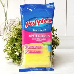 #ShopniQue - PROMO TERBARU POLYTEX SPON JARING ANTI GORES CUCI PIRING KUNING REGULER ND SPONS SABUT DAYA GOSOK KUAT BASIC SABUT SERABUT ALAT MASAK PERLENGKAPAN DAPUR RUMAH KEBERSIHAN CEPAT BERSIH TAHAN LAMA ALAT MASAK MAKAN PLASTIK