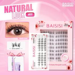 #ShopniQue - BAISISI A11 Super Natural Individual Lashes Segmentasi Eye Makeup Eyelash Extension